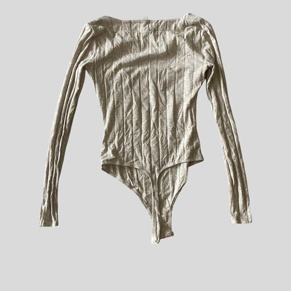 Free People Intimately Free Square Neck Long Sleeve Bodysuit - Picture 13 of 16